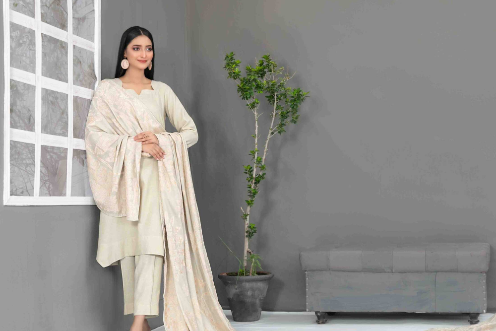 ELADARI Peach Leather Tawwakkal 53 - Waheed Javaid Collections