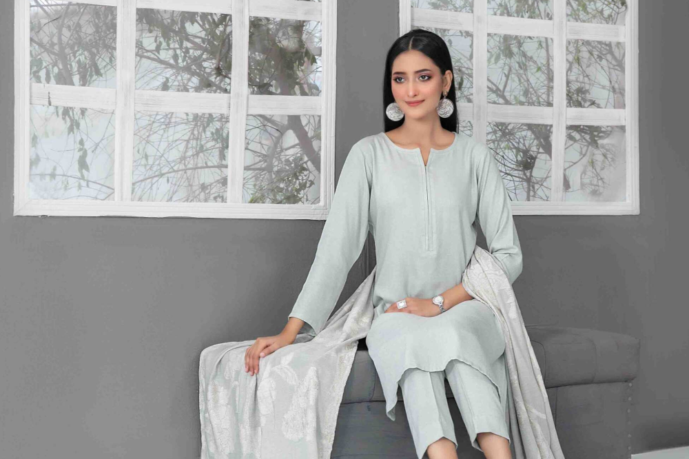 ELADARI Peach Leather Tawwakkal 57 - Waheed Javaid Collections