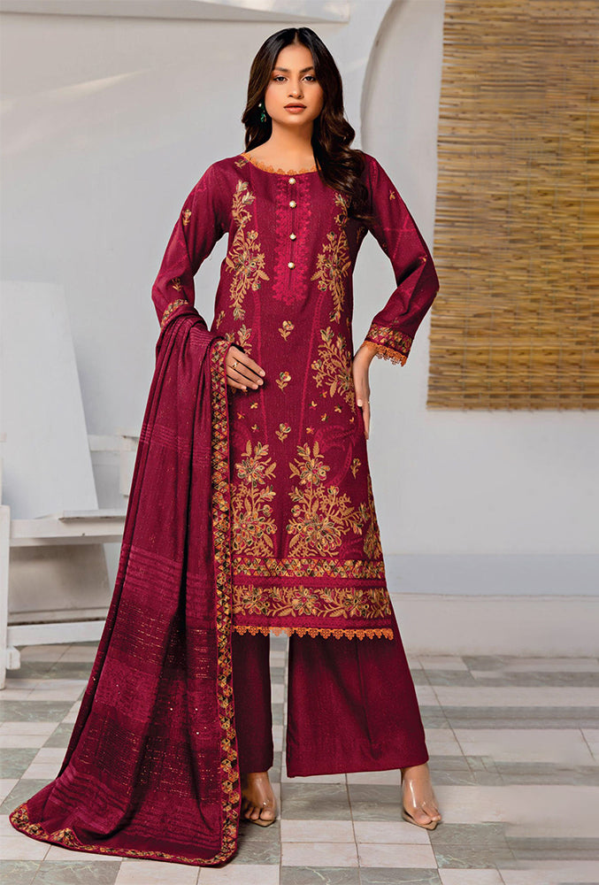 Noir Zari Winter Wool Mahay 04