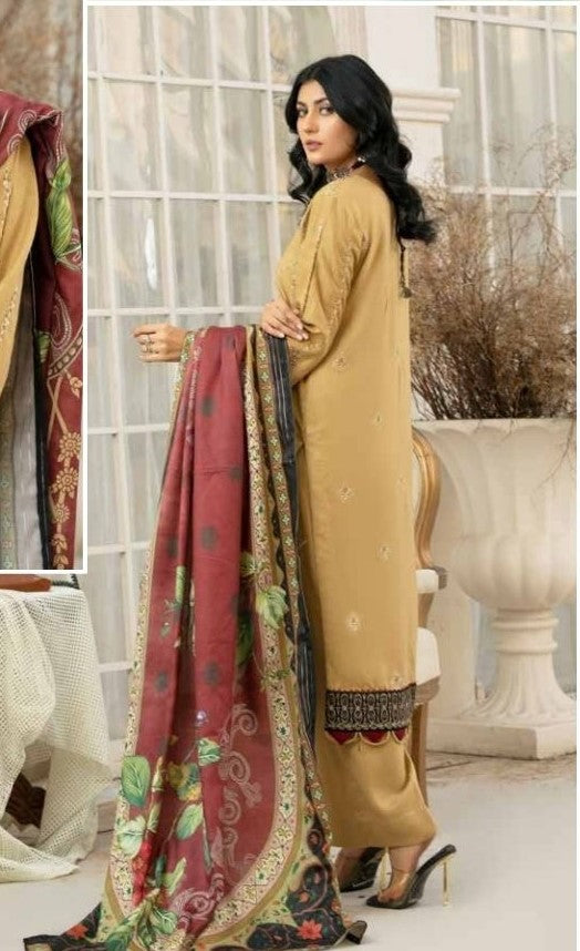 Tabeer winter Slub By Wania #WP489
