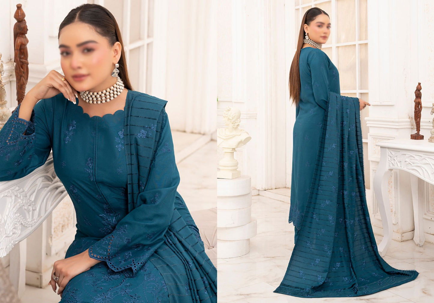 Winter Wool Classic Embroidered Colllection #2