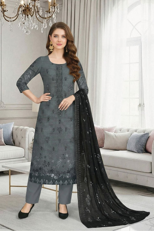 Hooria Embroidered Premium Lawn 3 Piece 03