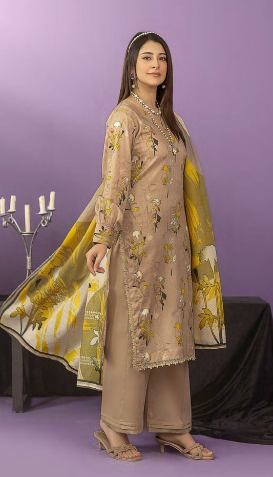 Coco Printed Premium Lawn 3 Piece 03