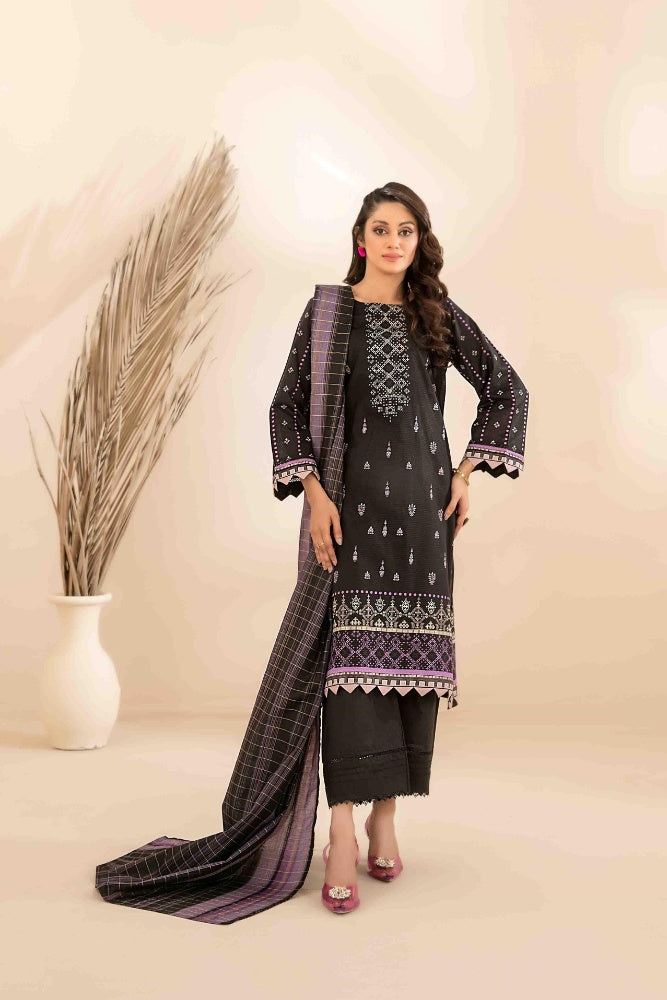 OLA Digital Printed Bana Dora Lawn Tawakkal D-1215
