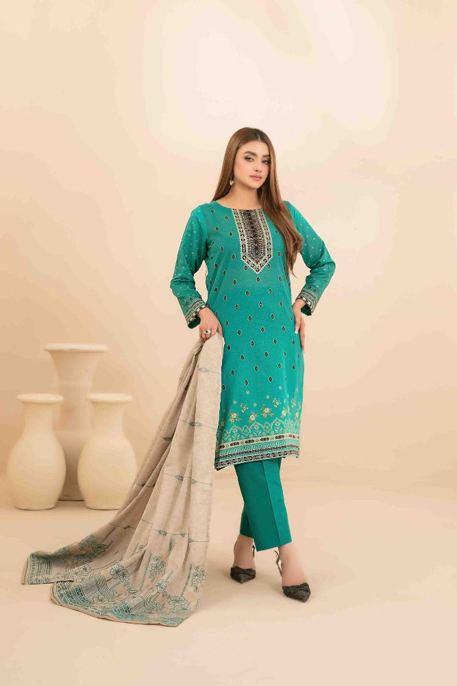 OLA Digital Printed Bana Dora Lawn Tawakkal D-1218