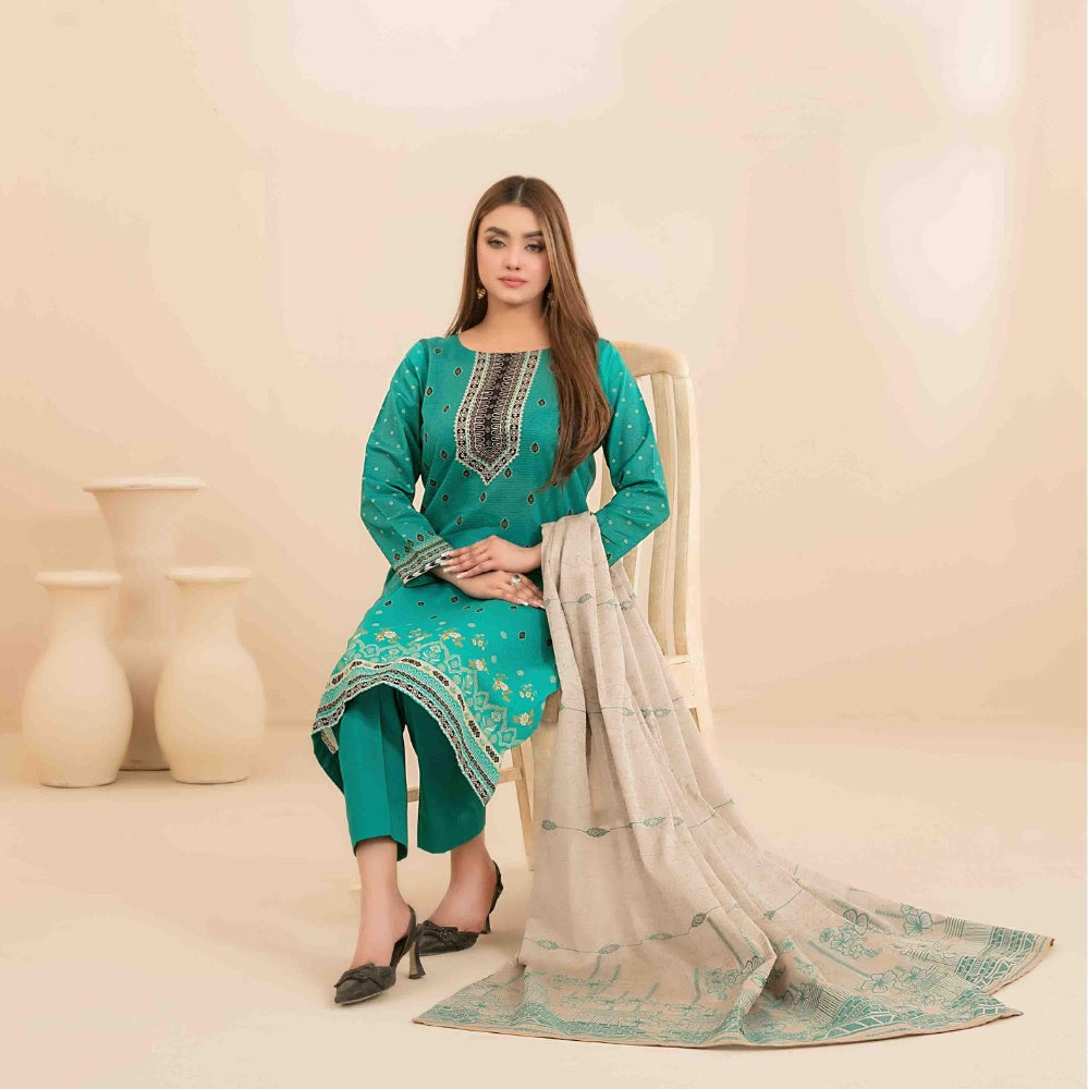 OLA Digital Printed Bana Dora Lawn Tawakkal D-1218