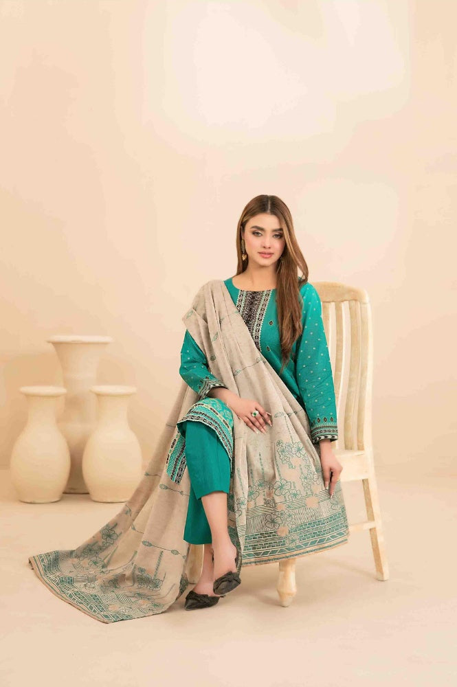 OLA Digital Printed Bana Dora Lawn Tawakkal D-1218
