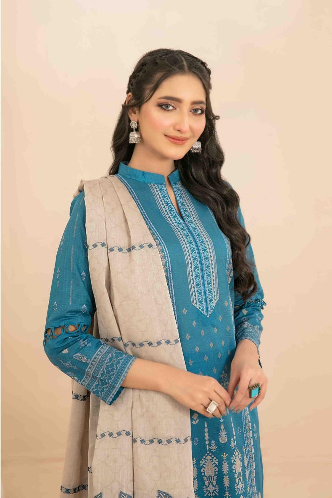 OLA Digital Printed Bana Dora Lawn Tawakkal D-1221