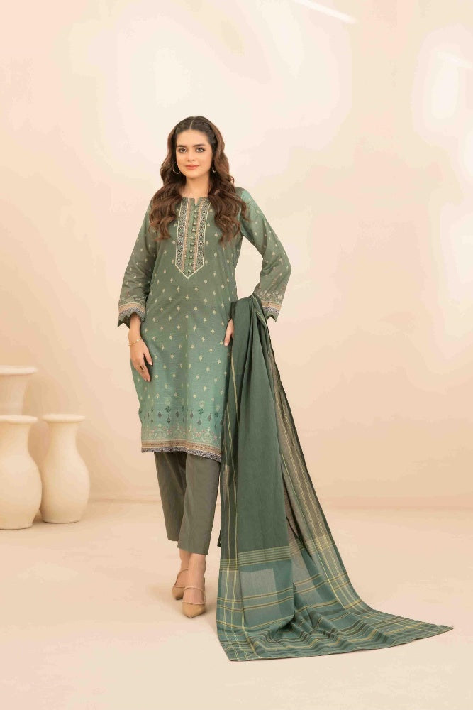OLA Digital Printed Bana Dora Lawn Tawakkal D-1223