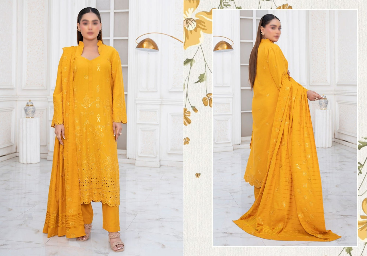 Winter Wool Classic Embroidered Colllection #3