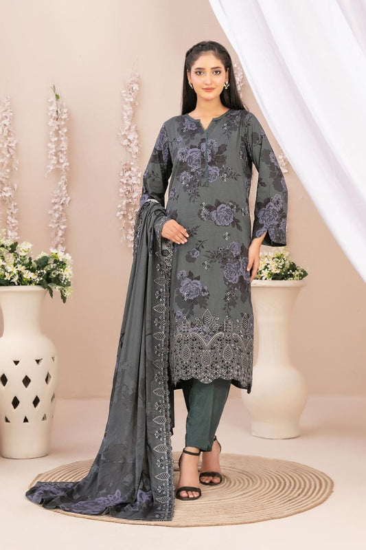 Tawakkal Shamailah Daman Cutwork With Dupptta Cutwork Fancy #6
