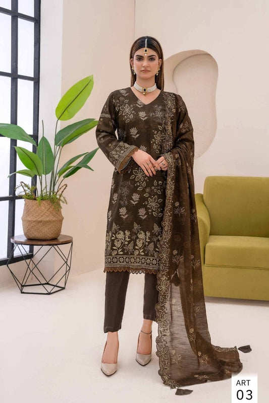 Hadia Viscose Embroidered Fancy #3