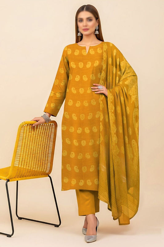 Mahpara Jacquard Wool Velvet Broosha #5