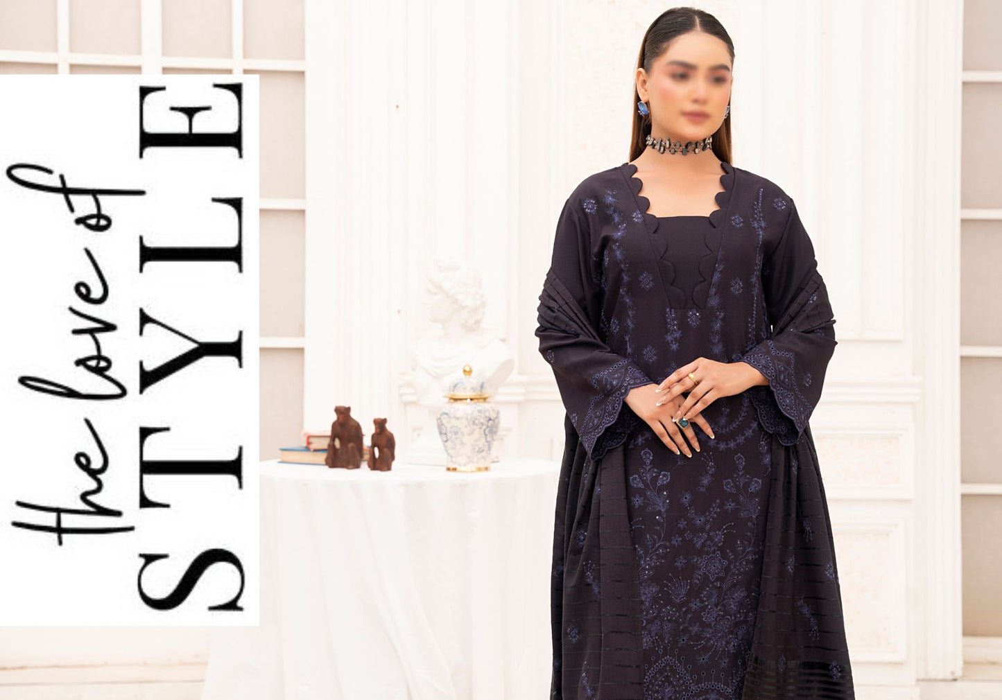 Winter Wool Classic Embroidered Colllection #4
