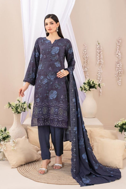 Tawakkal Shamailah Daman Cutwork With Dupptta Cutwork Fancy #9