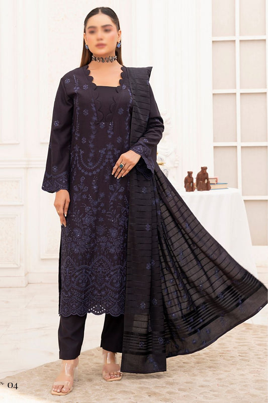 Winter Wool Classic Embroidered Colllection #4