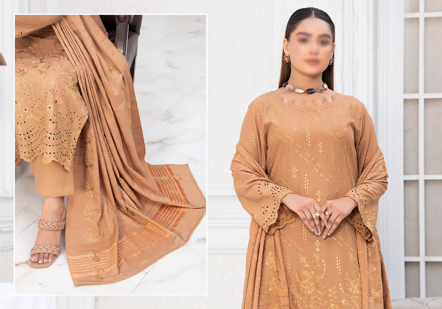 Winter Wool Classic Embroidered Colllection #5