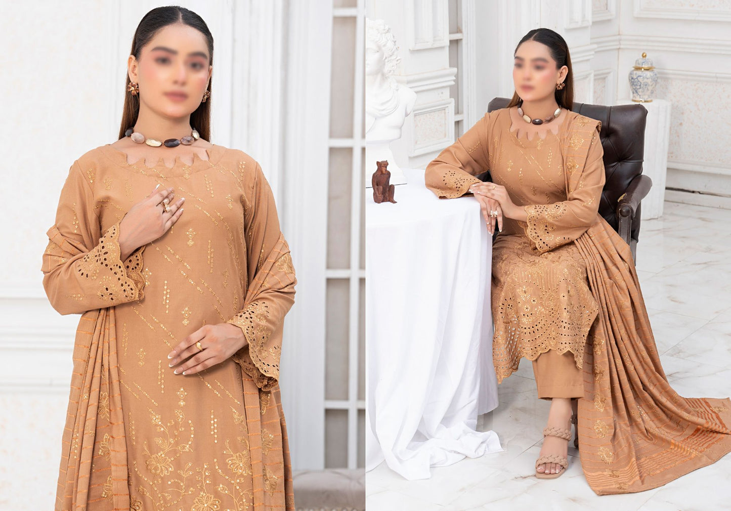 Winter Wool Classic Embroidered Colllection #5