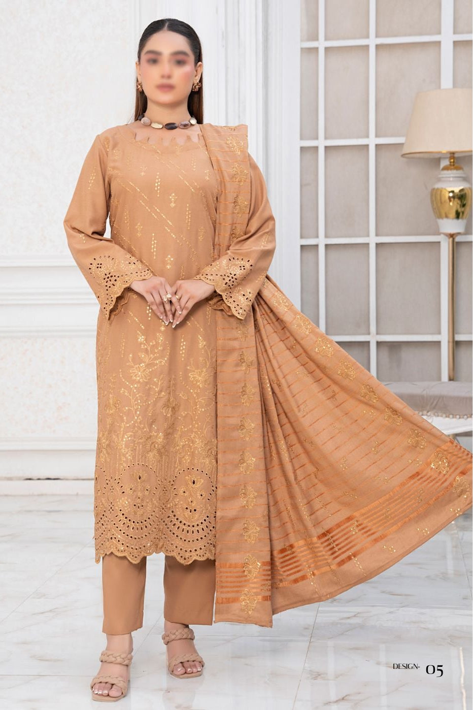 Winter Wool Classic Embroidered Colllection #5