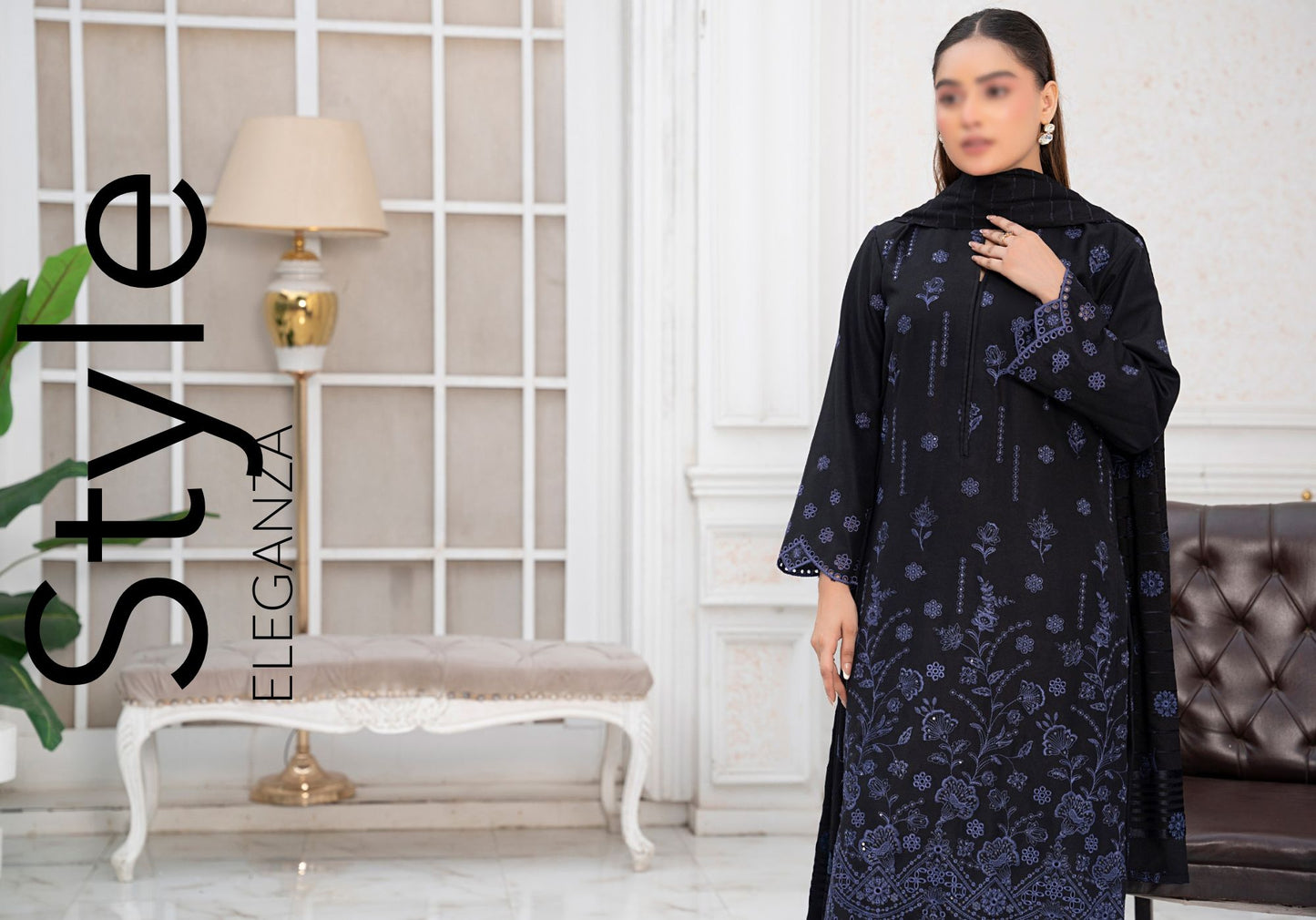 Winter Wool Classic Embroidered Colllection #6
