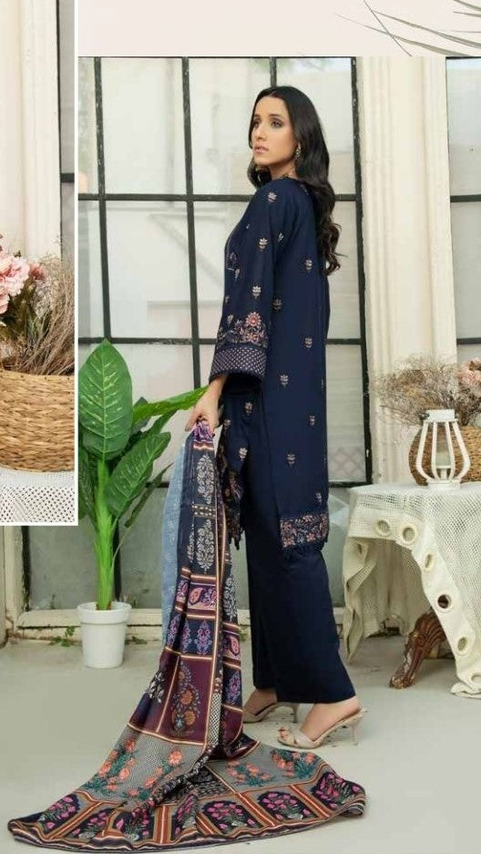 Tabeer Winter Slub By Wania #WP483
