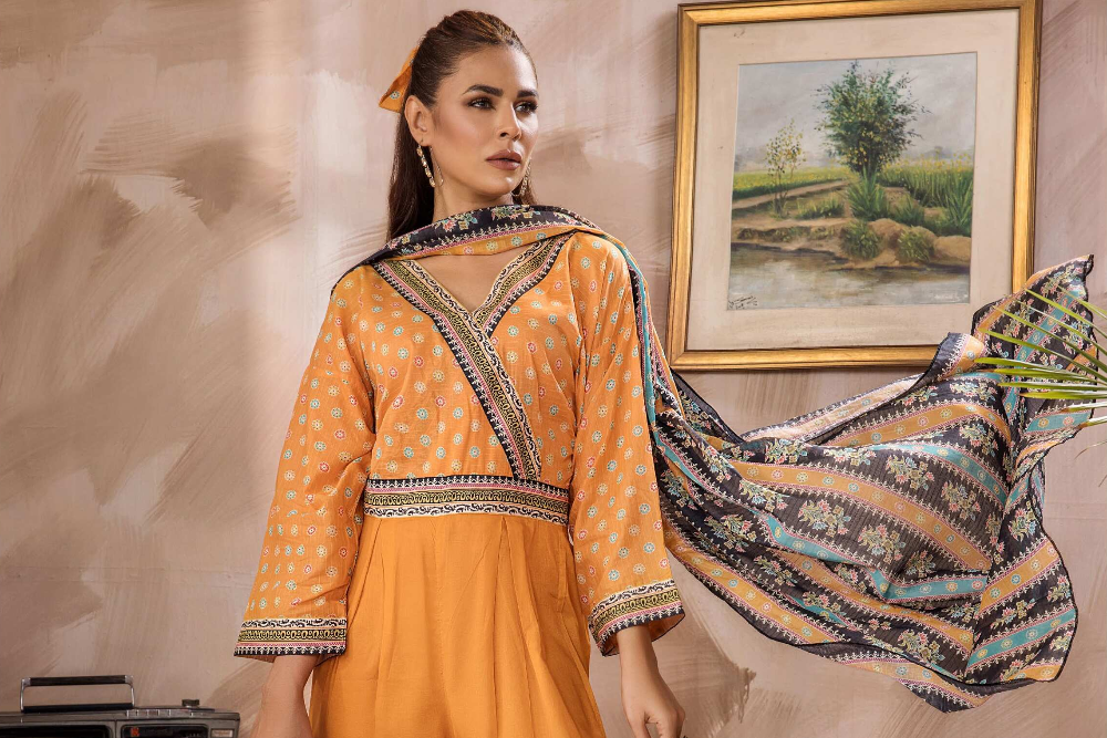 Saffron by Safwa 05 - Waheed Javaid Collections