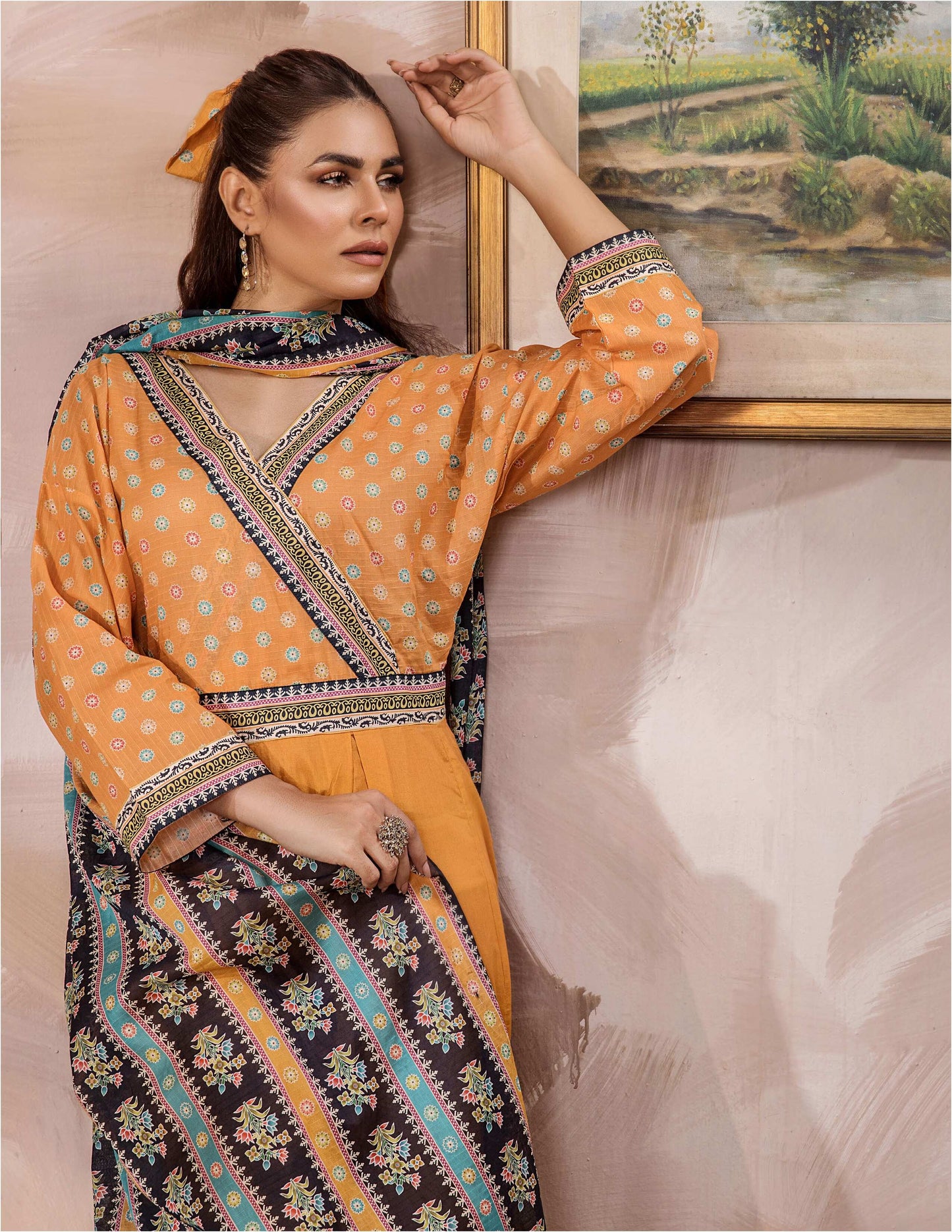 Saffron by Safwa 05 - Waheed Javaid Collections