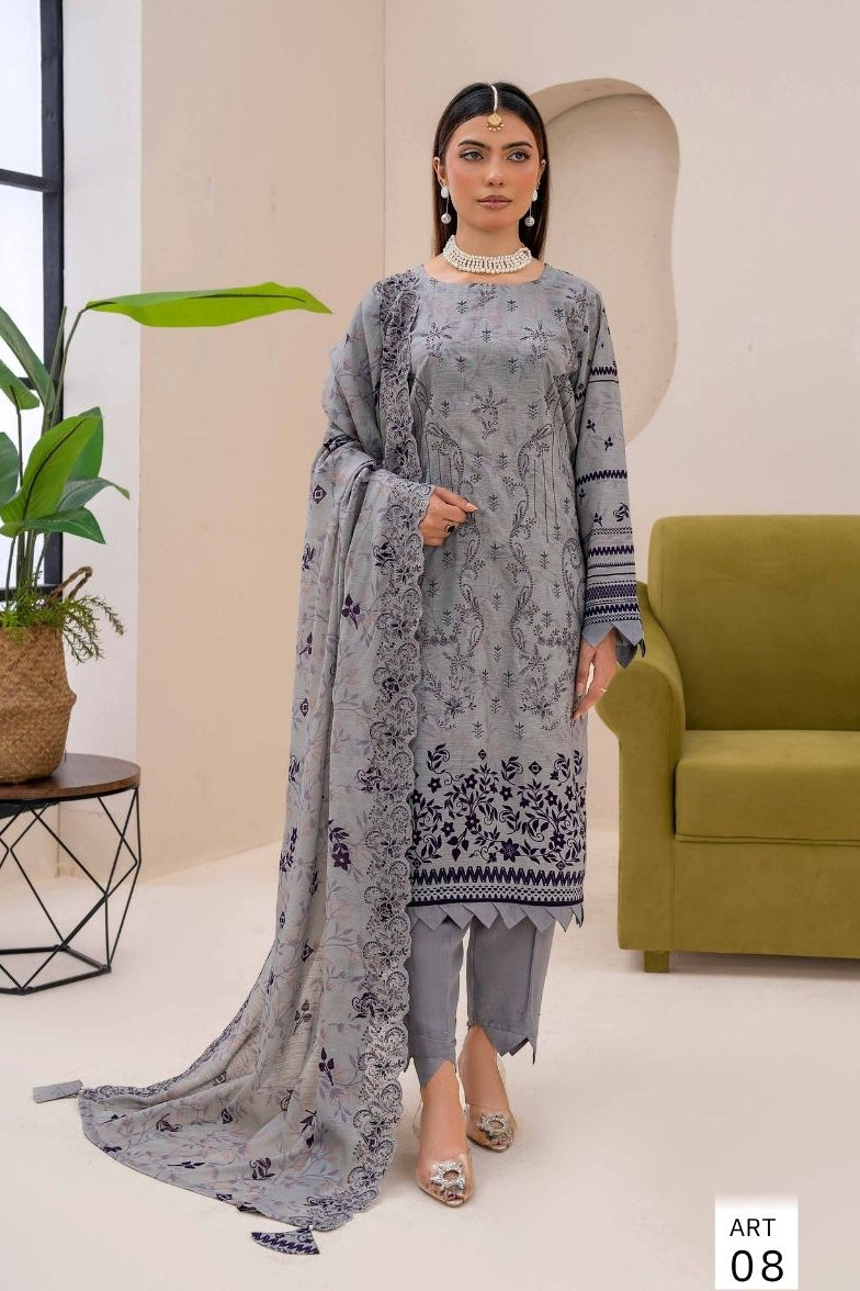 Hadia Viscose Embroidered Fancy #8