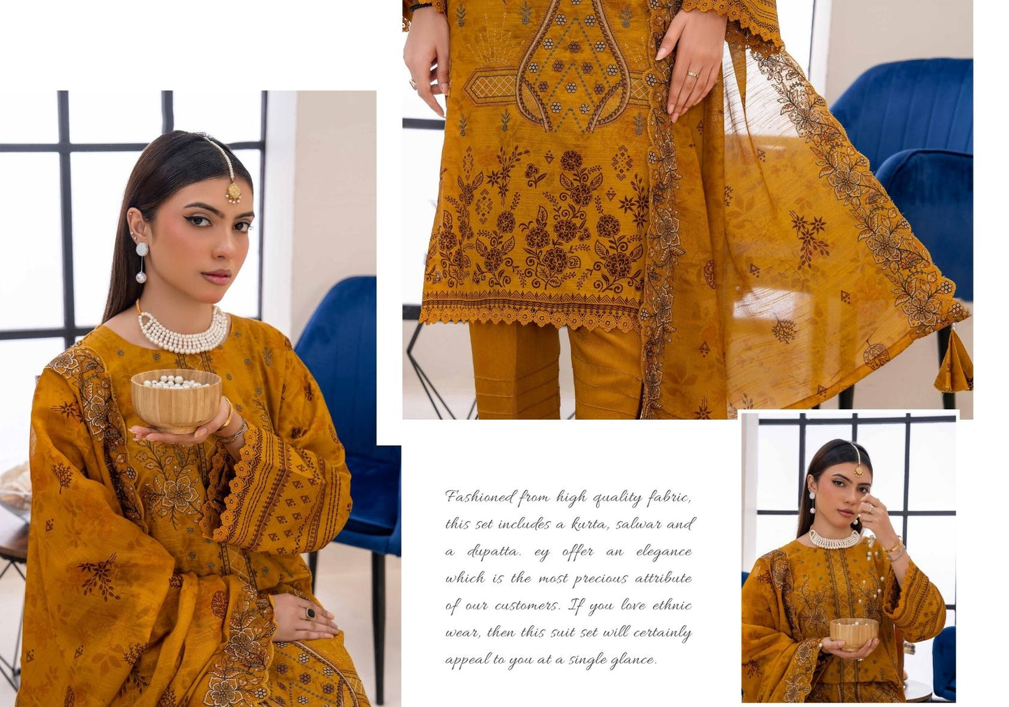 Hadia Viscose Embroidered Fancy #9