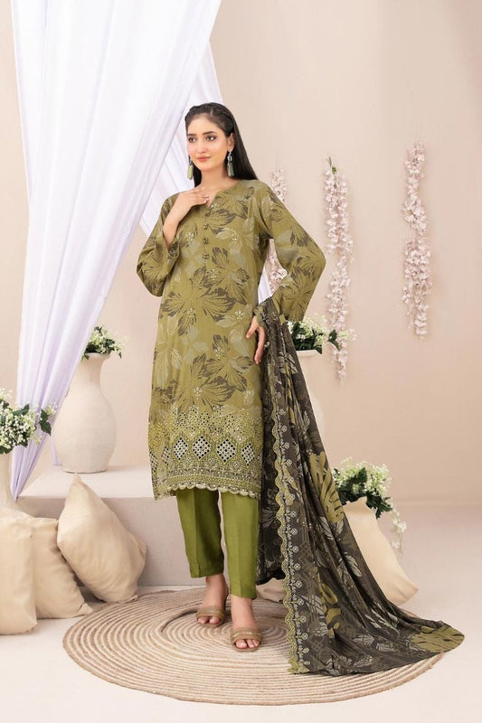 Tawakkal Shamailah Daman Cutwork With Dupptta Cutwork Fancy #1