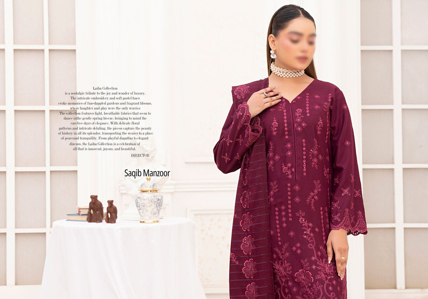 Winter Wool Classic Embroidered Colllection #1