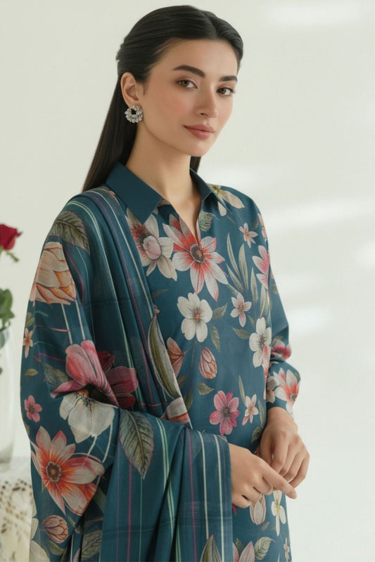 Orang Printed Premium Lawn 3 Piece 01