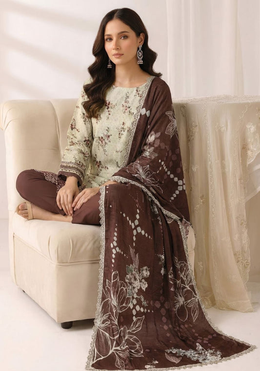 Uroosh Embroidered Premium Lawn 3 Piece 02