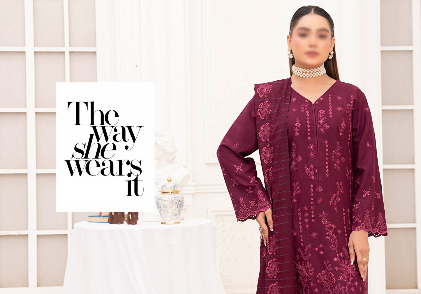 Winter Wool Classic Embroidered Colllection #1