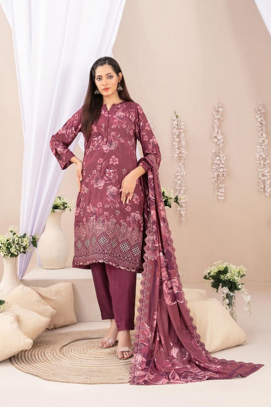 Tawakkal Shamailah Daman Cutwork With Dupptta Cutwork Fancy #2