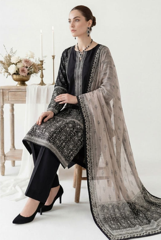 Anchal Printed banna Dora Lawn 3 piece 03