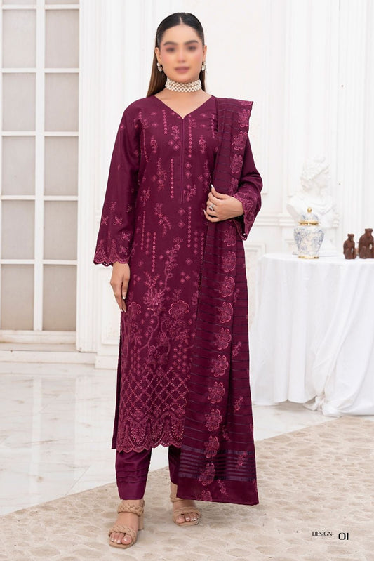 Winter Wool Classic Embroidered Colllection #1