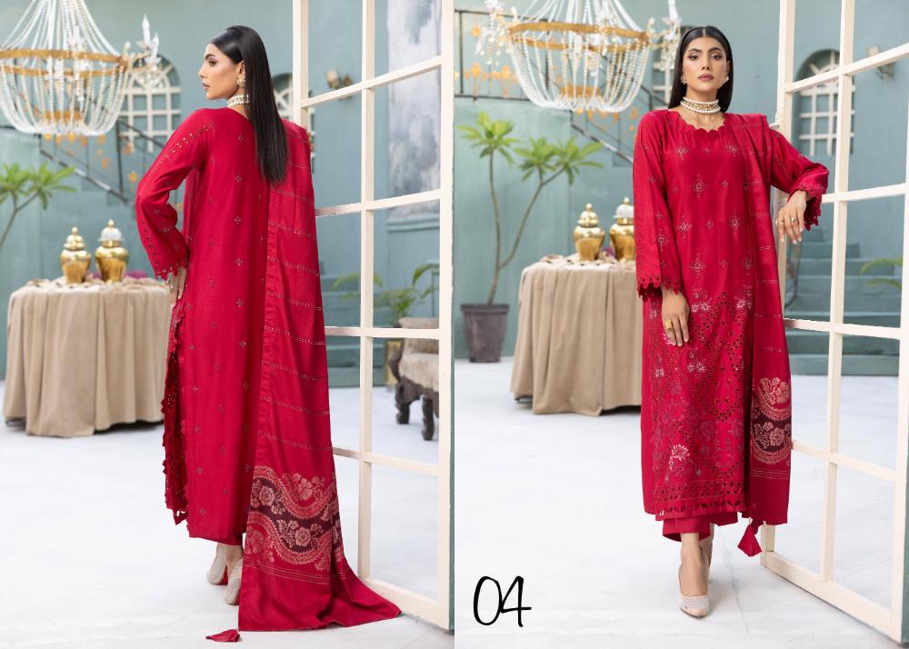 ESSENTIAL Viscose Jacquard Mahay 04 - Waheed Javaid Collections