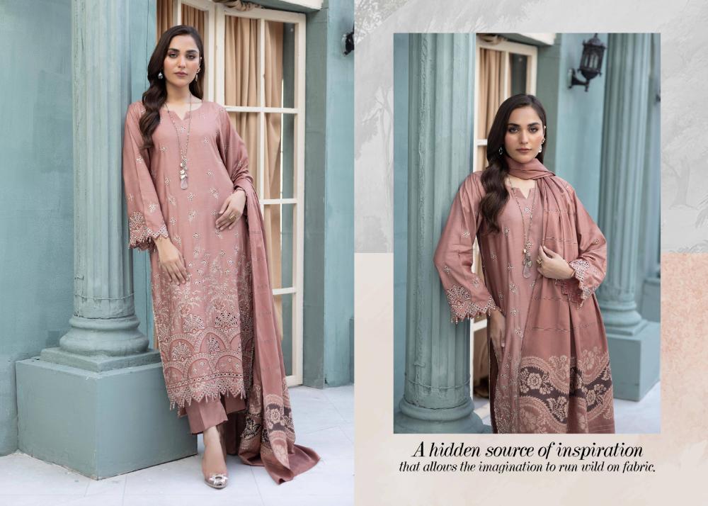 ESSENTIAL Viscose Jacquard Mahay 08 - Waheed Javaid Collections