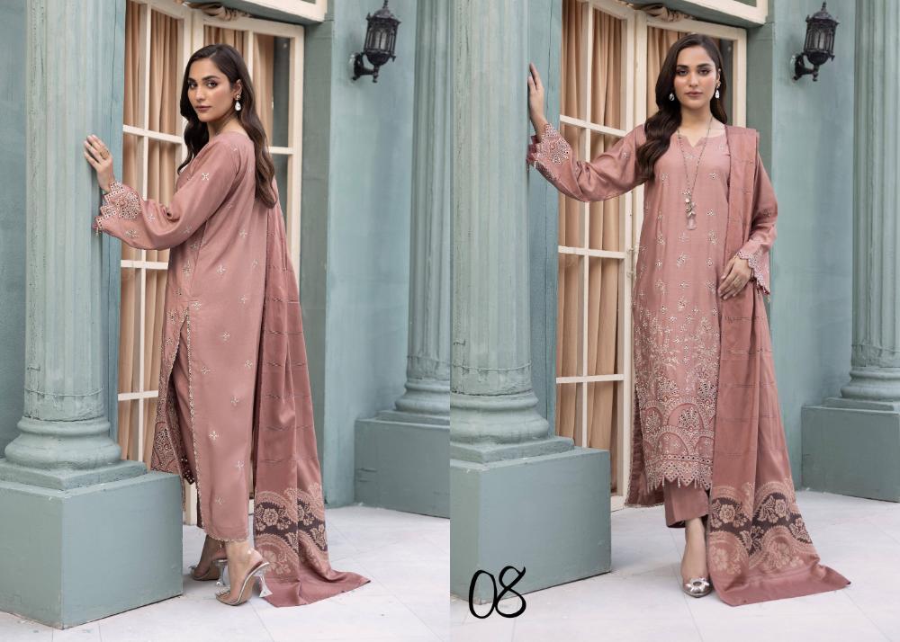 ESSENTIAL Viscose Jacquard Mahay 08 - Waheed Javaid Collections