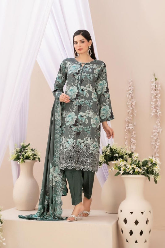 Tawakkal Shamailah Daman Cutwork With Dupptta Cutwork Fancy #4