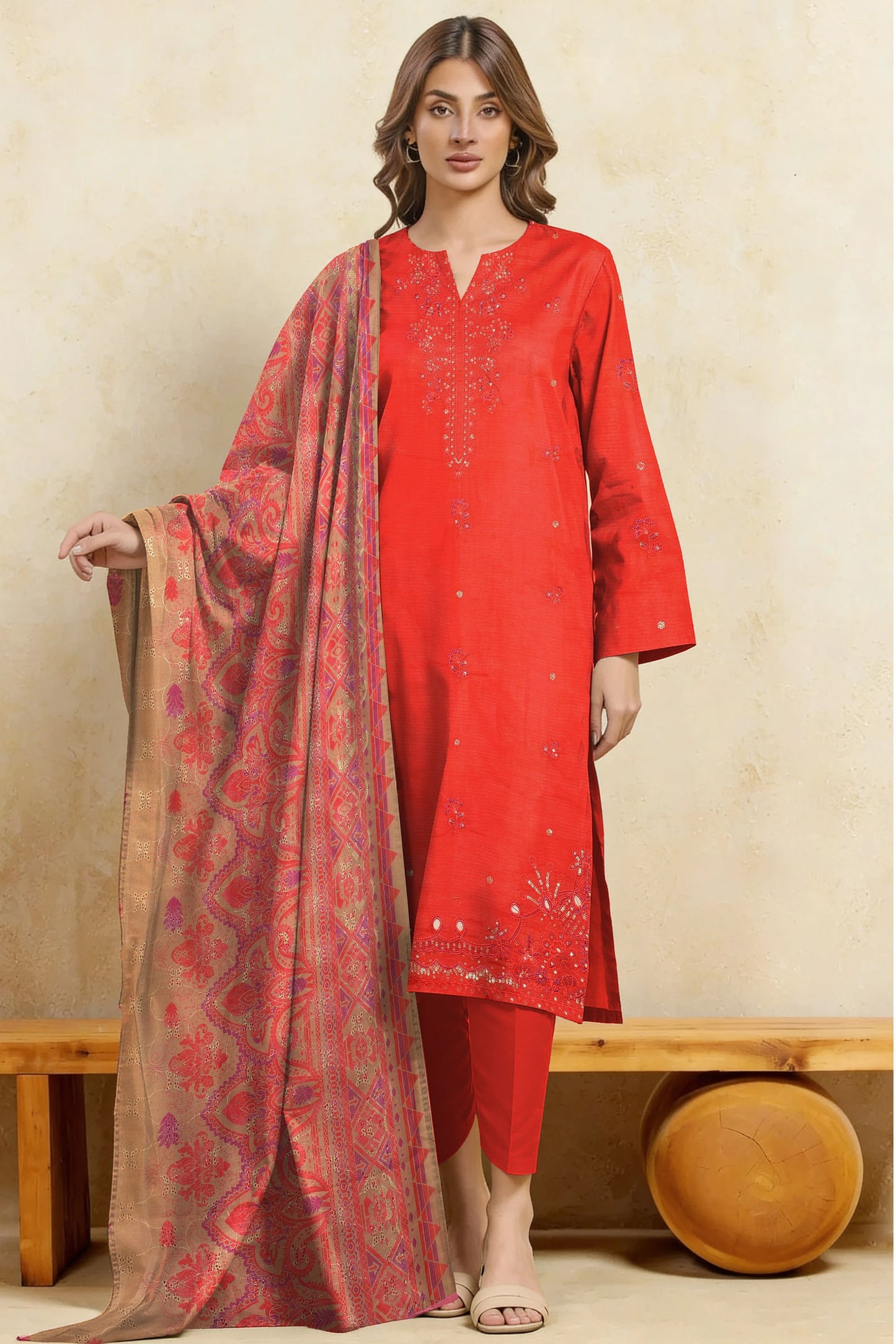 Rawayat Lawn bana Dora 3 Piece 05