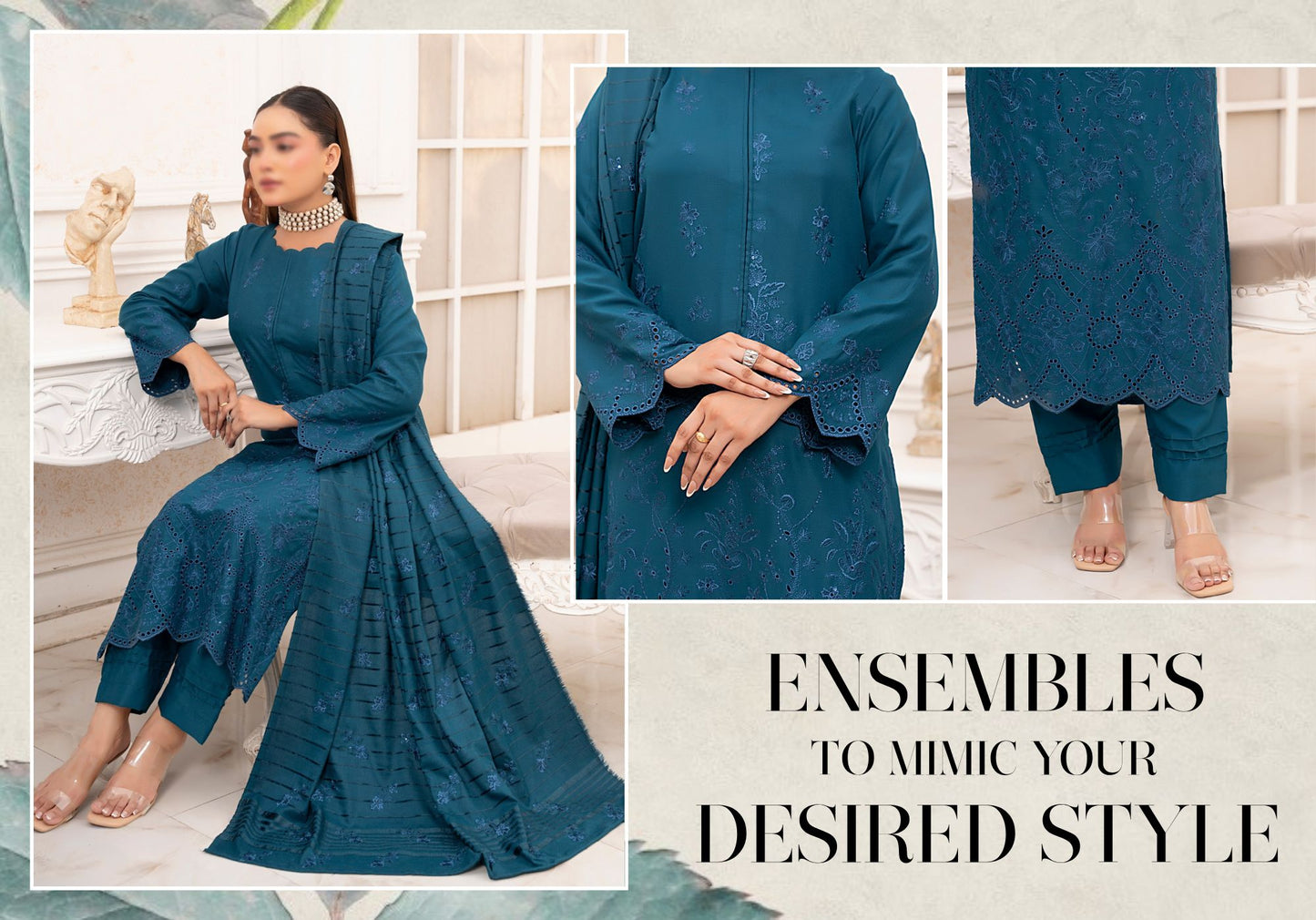 Winter Wool Classic Embroidered Colllection #2