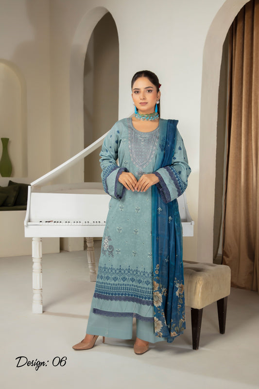Abisha Premium Lawn 3 Piece 06