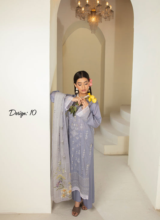 Abisha Premium Lawn 3 Piece 10