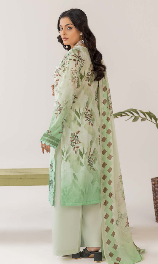 Cocktail Lawn Print Embroidered 3 Piece 03