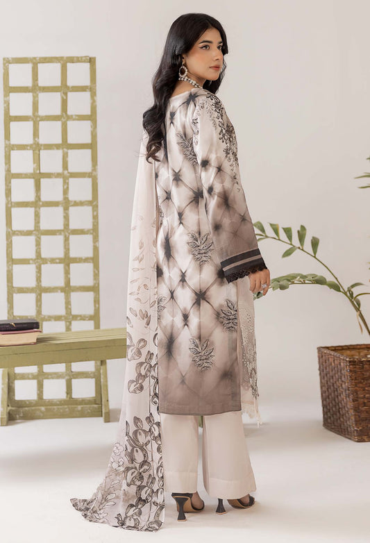 Cocktail Lawn Print Embroidered 3 Piece 04