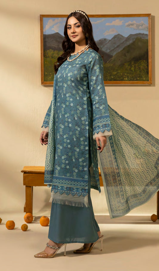Coco Printed Zari Lawn 3 Piece 03