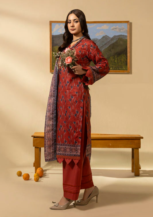 Coco Printed Zari Lawn 3 Piece 07