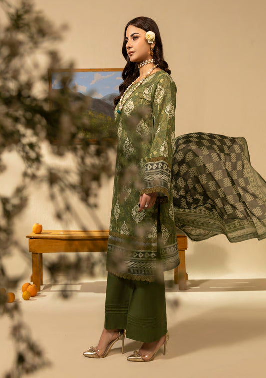 Coco Printed Zari Lawn 3 Piece 11